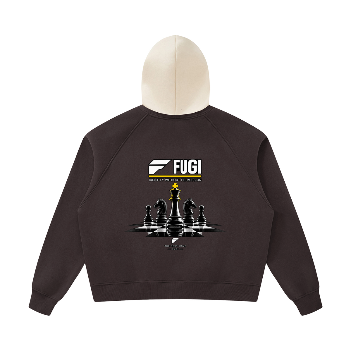 FUGI Raglan Colour Block Hoodie, product image 6