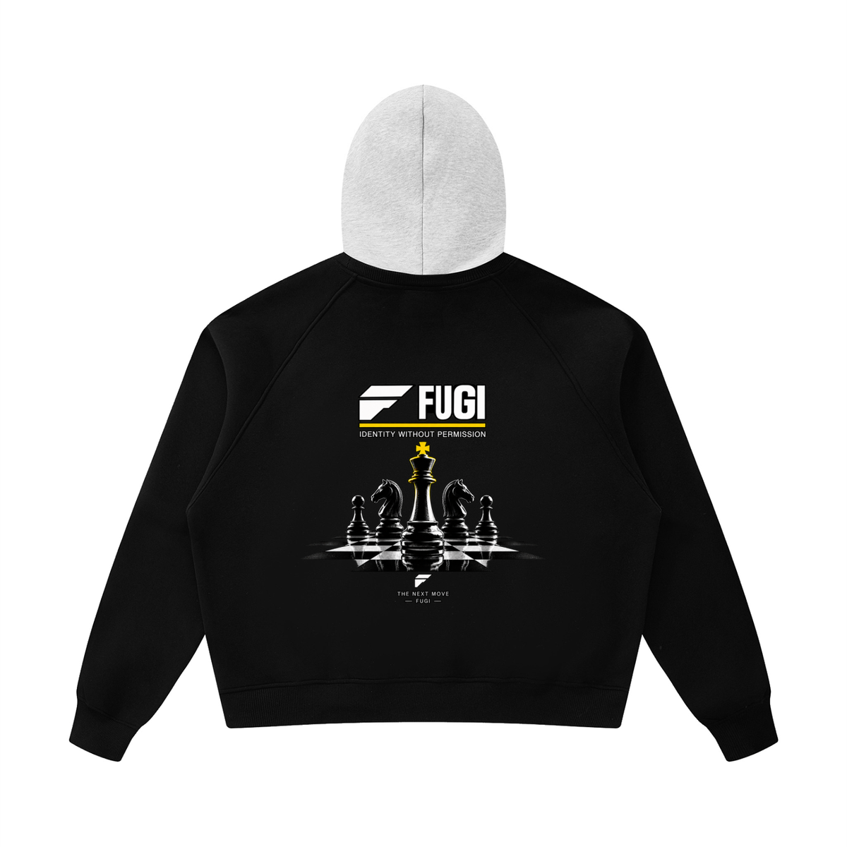FUGI Raglan Colour Block Hoodie, product image 2